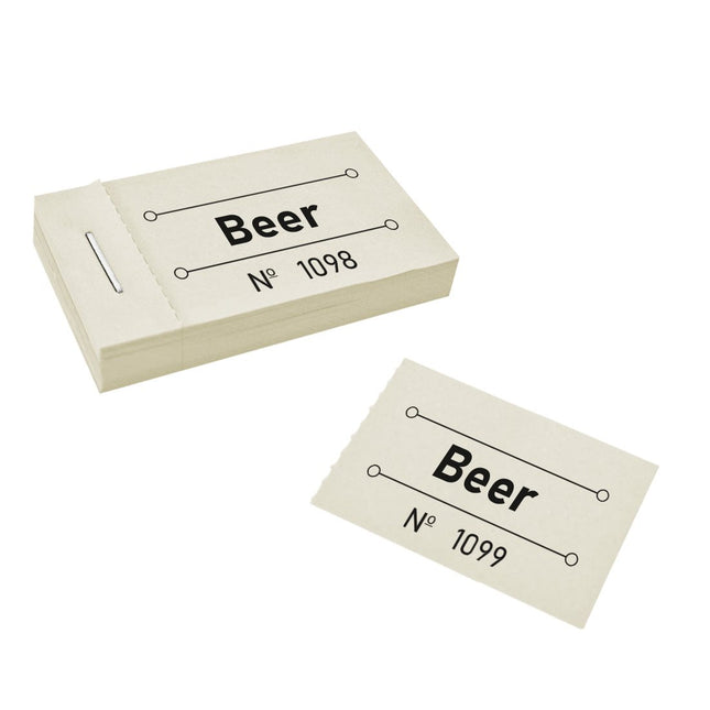Drink ticket beer - 50 tickets