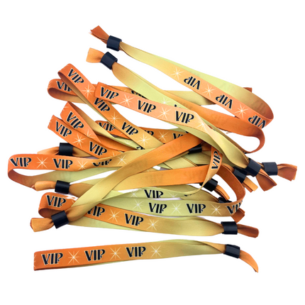 Pulseras de tela VIP - 100 unidades