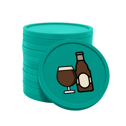 Fichas de plastico cerveza especial Ø29 mm - 100 unidades