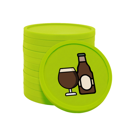 Fichas de plastico cerveza especial Ø29 mm - 100 unidades