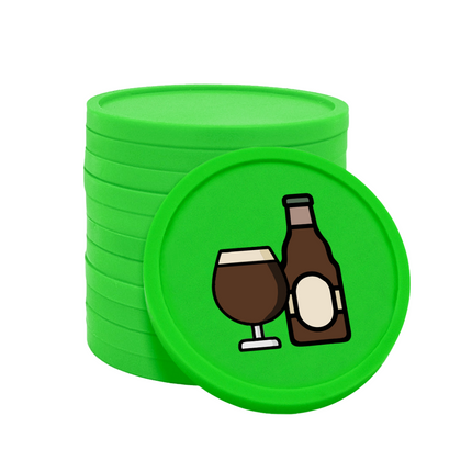 Fichas de plastico cerveza especial Ø29 mm - 100 unidades