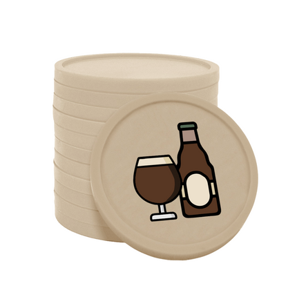 Fichas de plastico cerveza especial Ø29 mm - 100 unidades