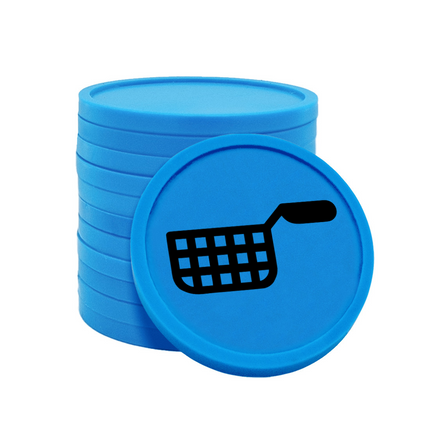 Fichas de plastico freidora Ø29 mm - 100 unidades