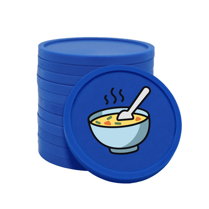 Fichas de plastico sopa Ø29mm - 100 unidades