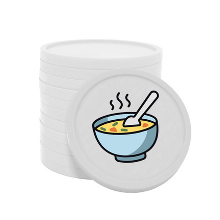 Fichas de plastico sopa Ø29mm - 100 unidades