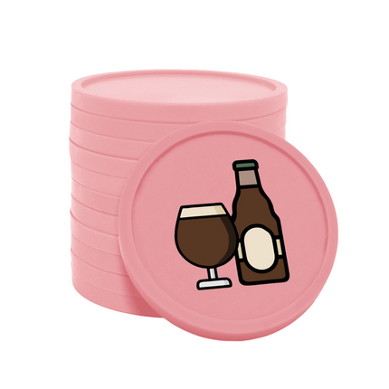 Fichas de plastico cerveza especial Ø29 mm - 100 unidades