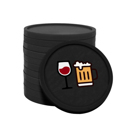 Fichas de plastico de cerveza y vino Ø29 mm - 100 unidades