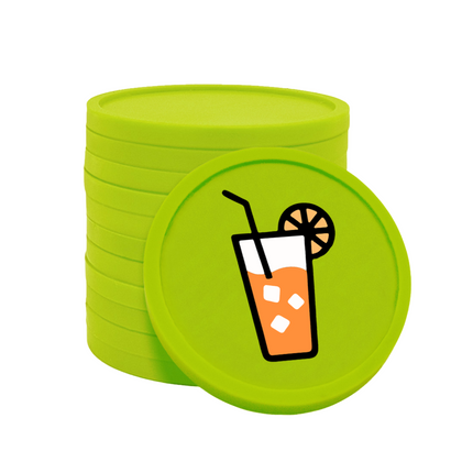 Fichas de plastico refresco Ø29mm - 100 unidades