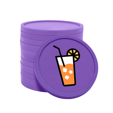 Fichas de plastico refresco Ø29mm - 100 unidades