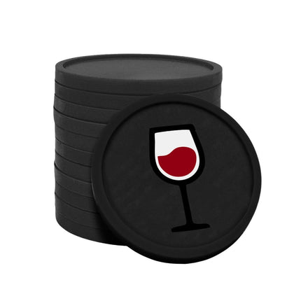 Fichas de plástico copa de vino Ø29 mm - 100 unidades