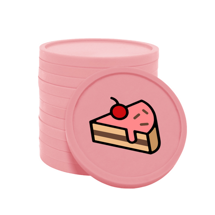 fichas de plastico pasteleria Ø29 mm - 100 unidades