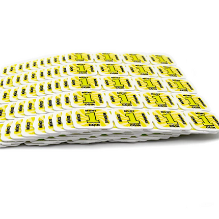 Fichas de plástico de festivales rompibles - 1000 unidades