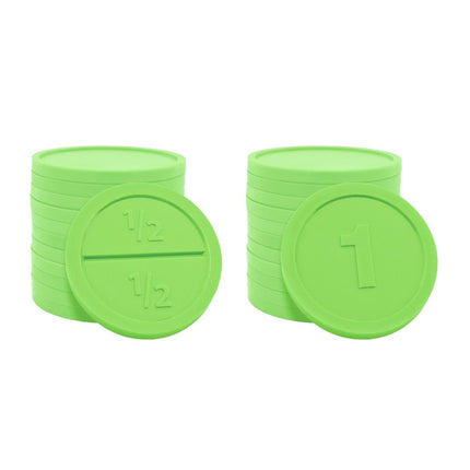 Fichas redondas de plástico rompibles Ø29mm - 250 unidades