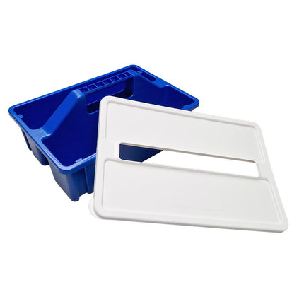 Caja de almacenamiento apilable con tapa para 2000 fichas