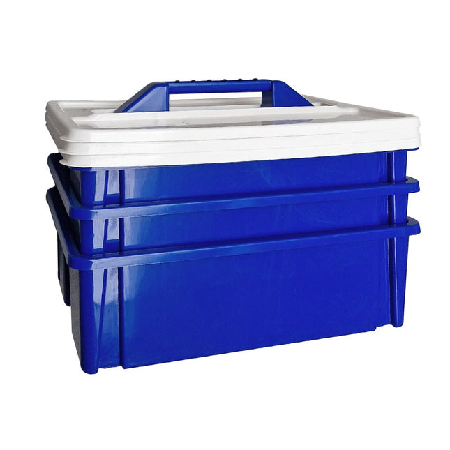 Caja de almacenamiento con fichas de plastico numero 1  Ø29 mm - 2000 unidades