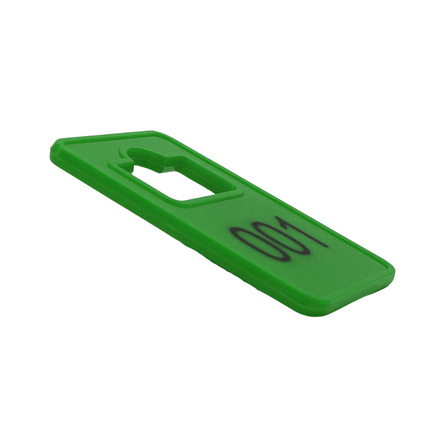 Ficha para guardarropa numerada Tiffany 36 x 50 mm personalizada - por unidad