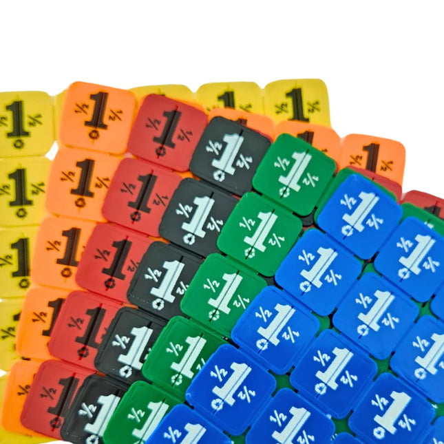 Fichas de plástico reciclado para festivales rompibles - 1000 unidades