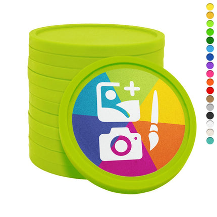 Fichas de plástico personalizades Ø38mm - 1000 unidades