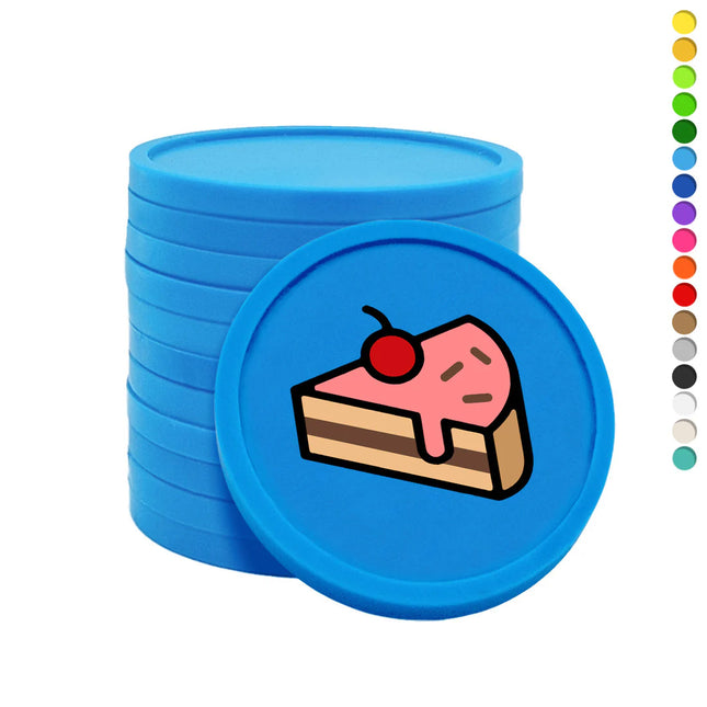 fichas de plastico pasteleria Ø29 mm - 100 unidades