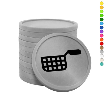 Fichas de plastico freidora Ø29 mm - 100 unidades