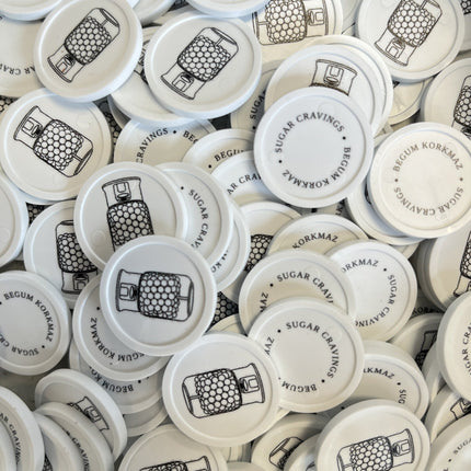 Fichas de plastico impresas Ø23mm - 100 unidades