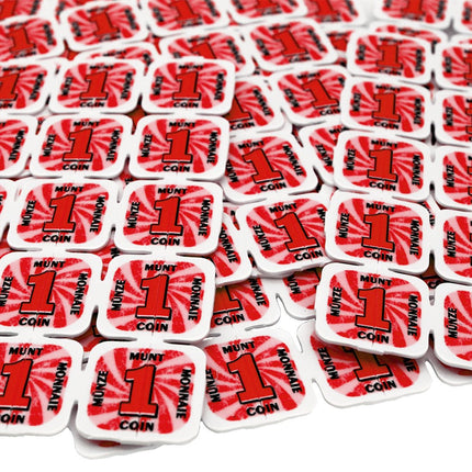 Fichas de plástico de festivales rompibles - 1000 unidades