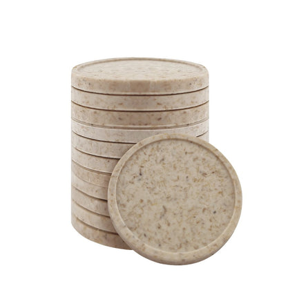 Fichas en fibra de madera personalizadas Ø23 mm - 100 unidades