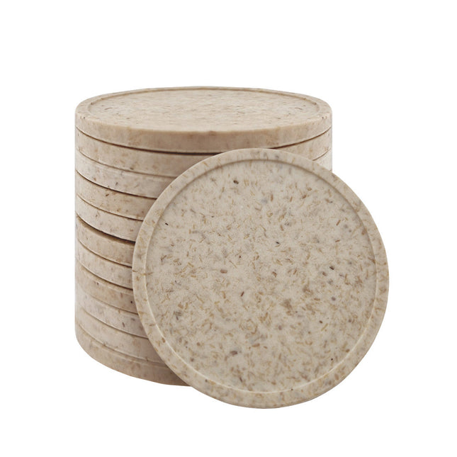Fichas en fibra de madera Ø29 mm - 100 unidades