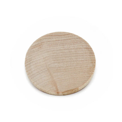 Fichas de madera Ø50 mm - 100 unidades