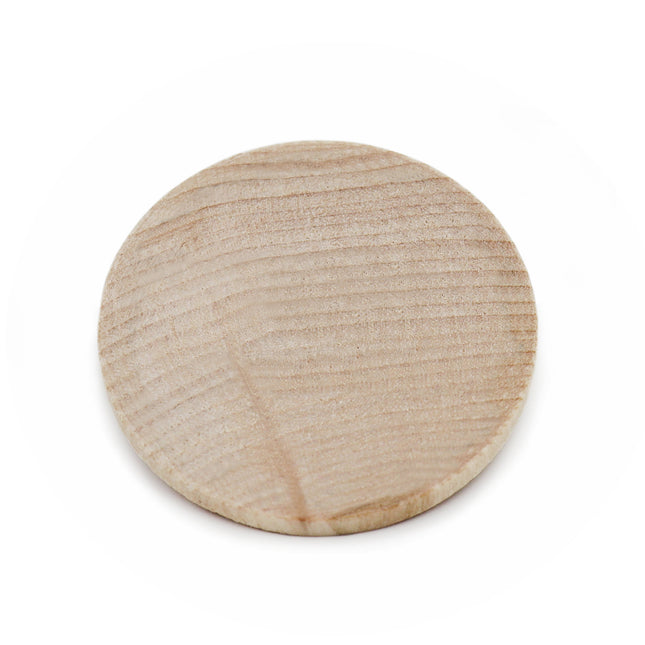 Fichas de madera Ø37 mm - 50 unidades