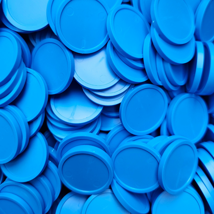 Fichas de plastico para carrito de la compra €1 - 100 unidades