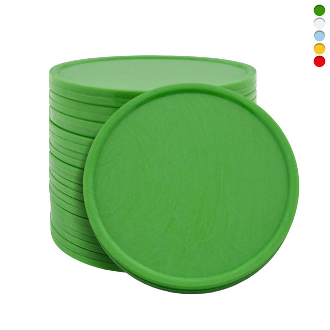 Fichas de plastico Ø35 mm - 100 unidades