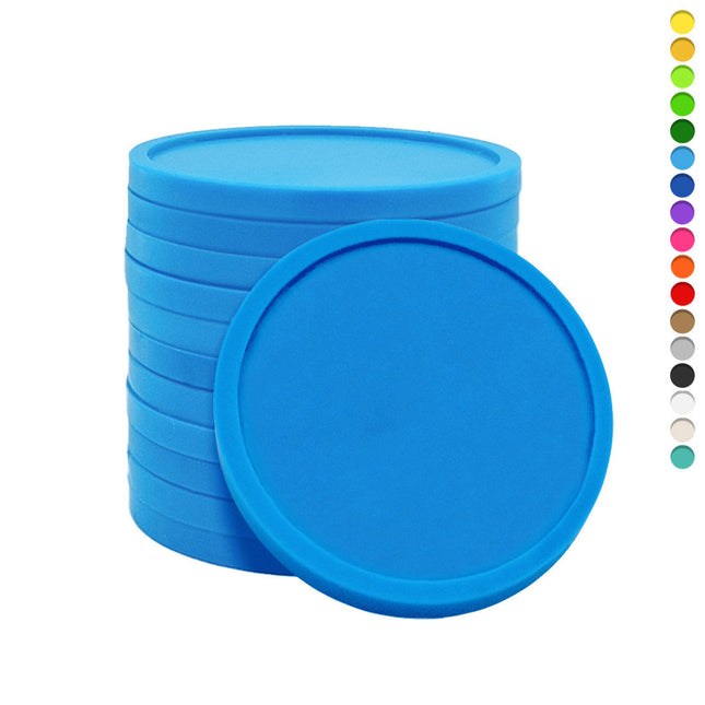 Fichas de plastico Ø29 mm - 100 unidades