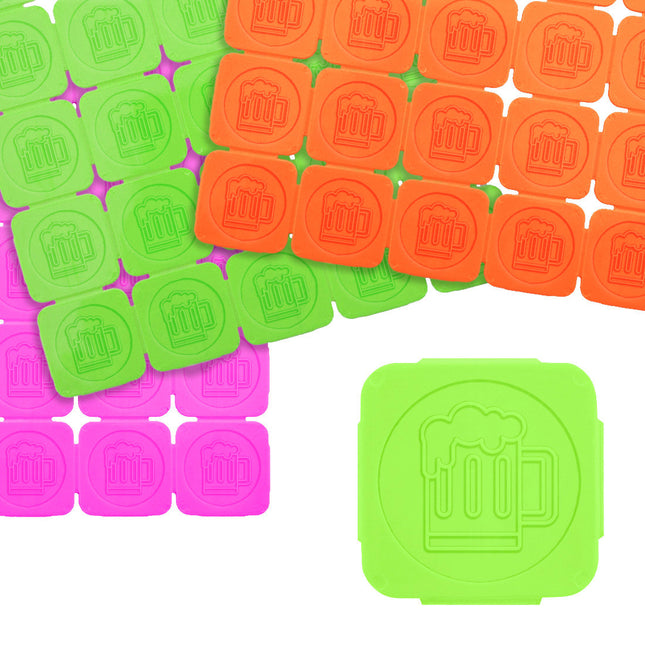 Fichas para festivales con relieve, jarra de cerbeza - 1000 unidades