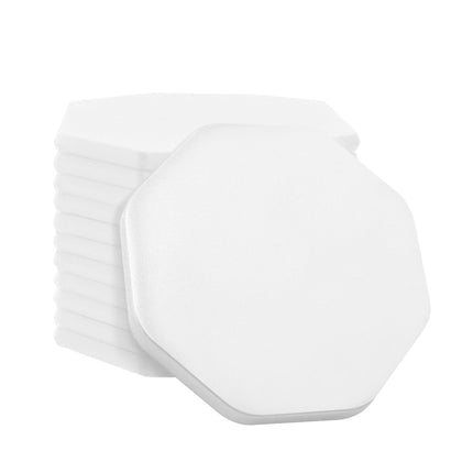 Fichas de plastico octogon, 38x38 mm - 100 unidades