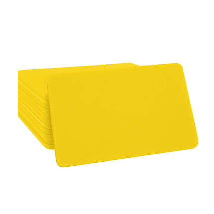 Fichas de plastico rectangular, 65x43 mm - 100 unidades
