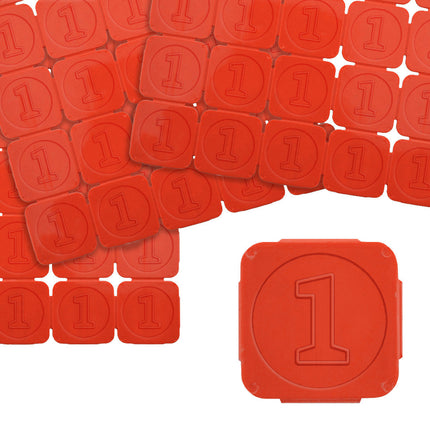 Fichas para festivales con numero 1 - 1000 unidades