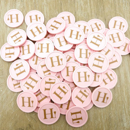 Fichas de plastico personalizadas Ø29 mm - 100 unidades