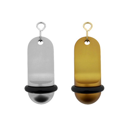 Llavero para hotel Midi Classic aluminio 70x30 mm - por unidad