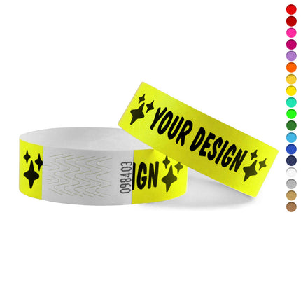 Pulseras Tyvek personalizable - 1000 unidades