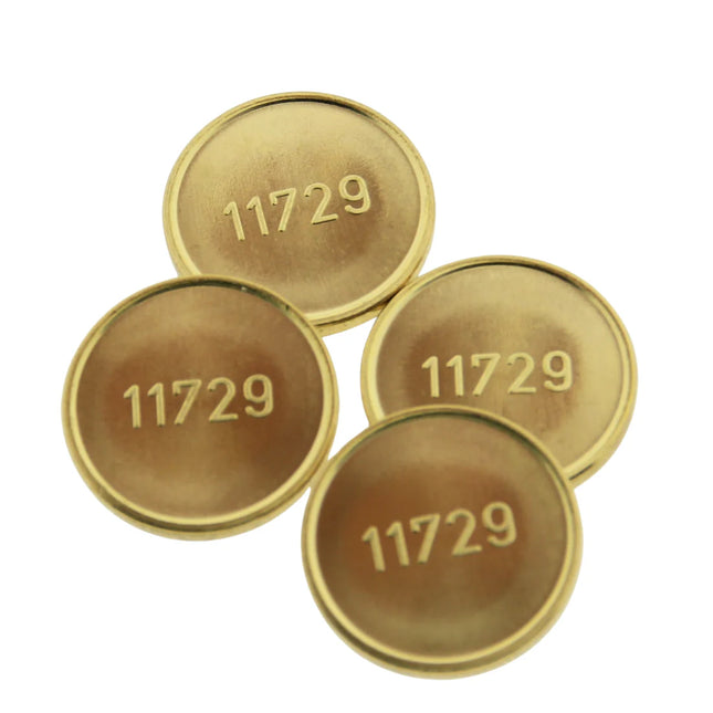 Monedas de laton referencia Miele 11729- 100 unidades