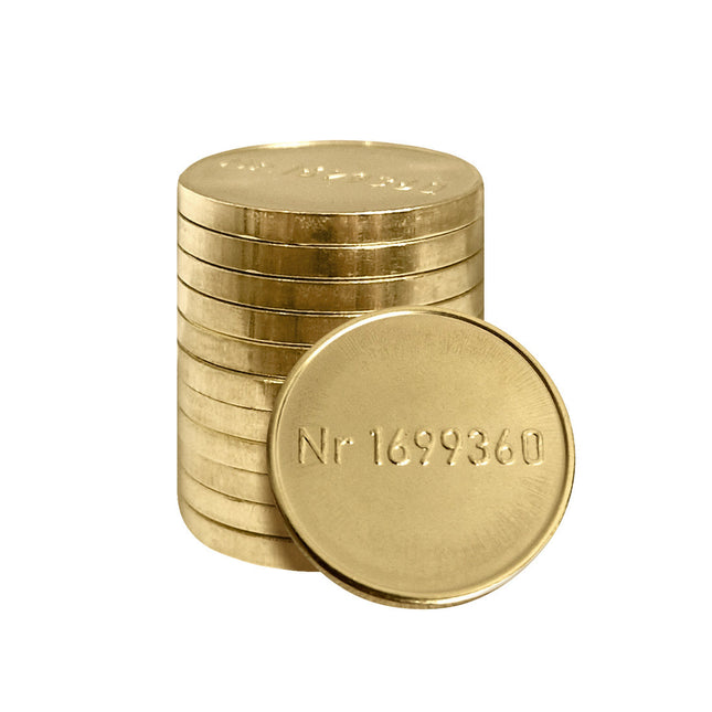 Monedas de laton referencia Miele 1699360 - 100 unidades