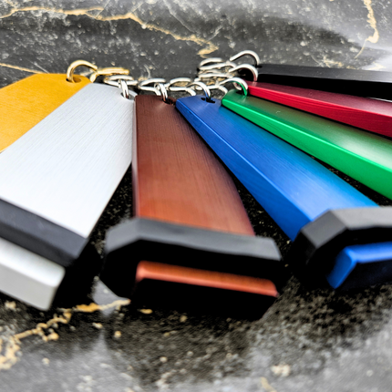 Llavero para hotel Bumerang personalizable Negro-Por unidad