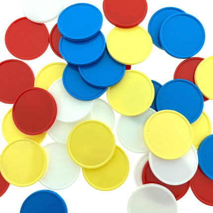 Fichas de plastico para carrito de la compra €2 - 100 unidades