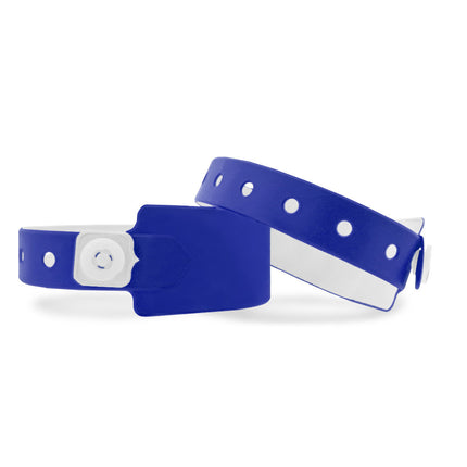 pulseras de vinilo blanco 250x26 mm - 100 unidades