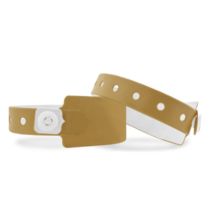 pulseras de vinilo blanco 250x26 mm - 100 unidades