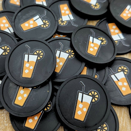 Fichas de plastico refresco Ø29mm - 100 unidades