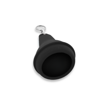 Llavero para hotel de plastico Mayfair Negro 41x70 mm - Por unidad