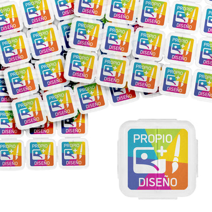 Fichas para festivales transparente personalizado - 1000 unidades