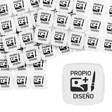 Fichas para festivales transparente personalizado - 1000 unidades